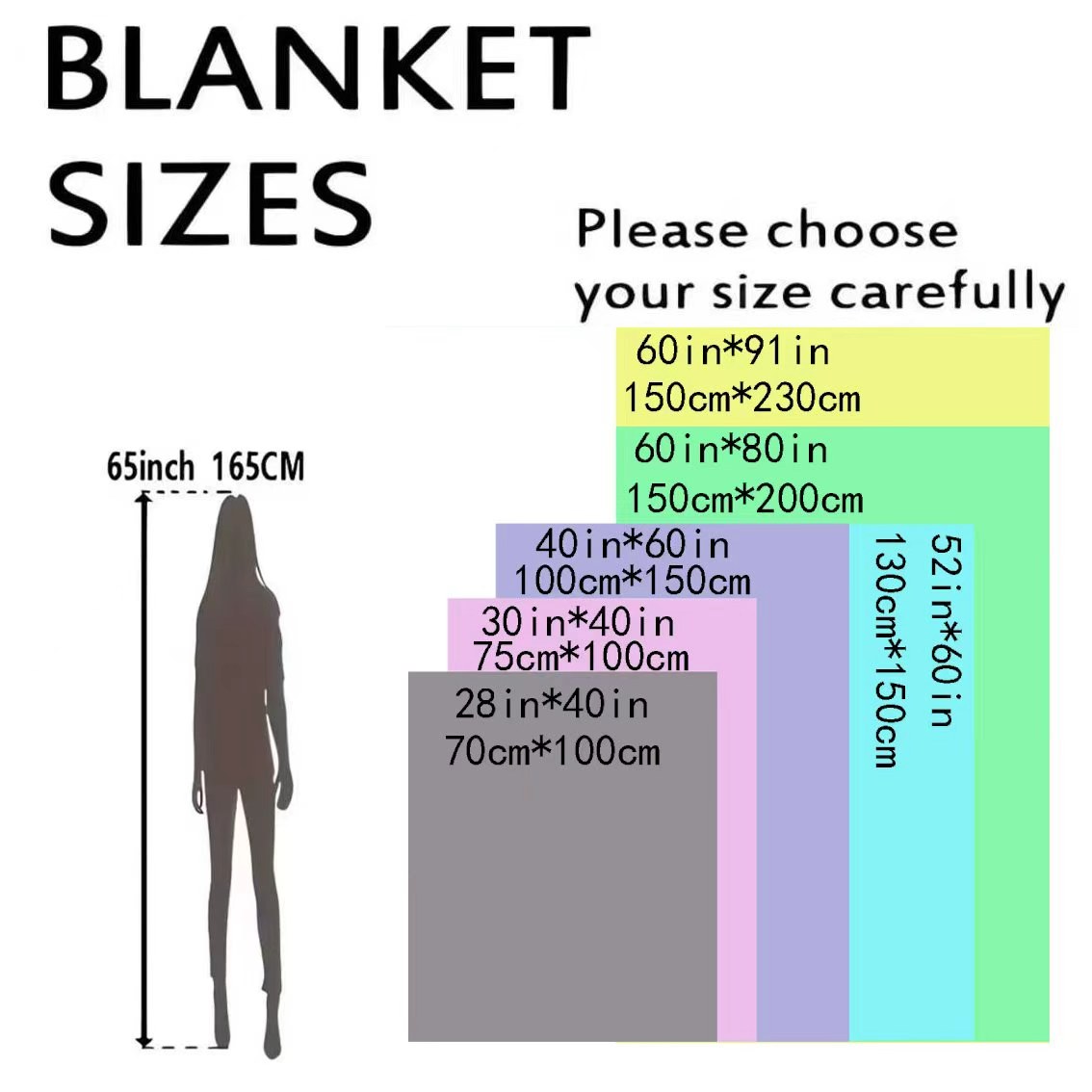 Custom Polyester Throw Blanket with Sleep Bear Design