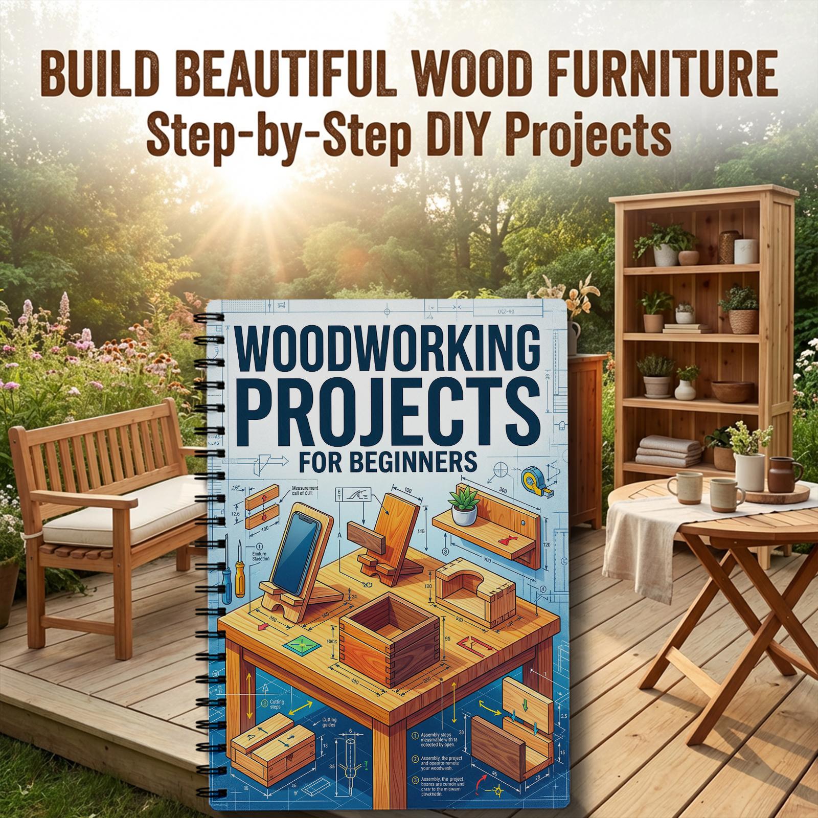 Woodworking Project Plans Suitable For Beginners, Providing Blueprints, Drawings, And Templates With Dimensions For Practical And Beautiful