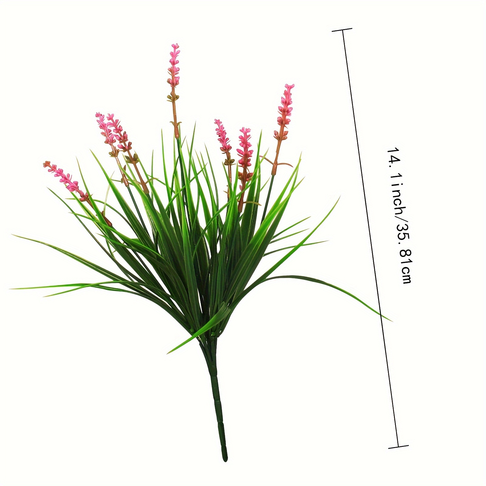 12 bundles artificial monkey grass flowers compatible pots - Temu