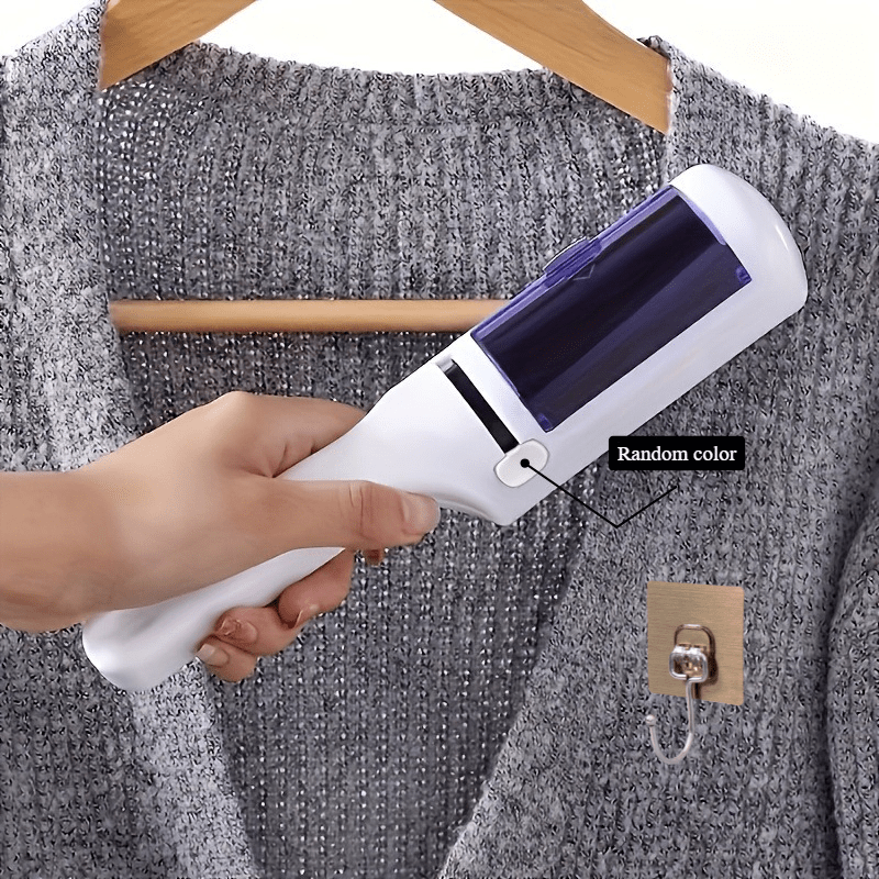 TEMU 2pcs Random Color High- Electrostatic Dust Removal Brush, Reusable Electrostatic Hair Removal Dry Cleaning Brush, , Easy To Hold, Quick Hair
