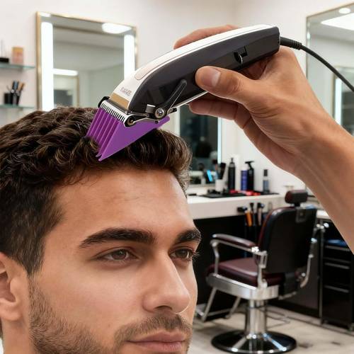 10pcs color set with holder barber clippers for most professional barber supplies for home barber 1 16 to 1 with 7pcs combs and hair clips