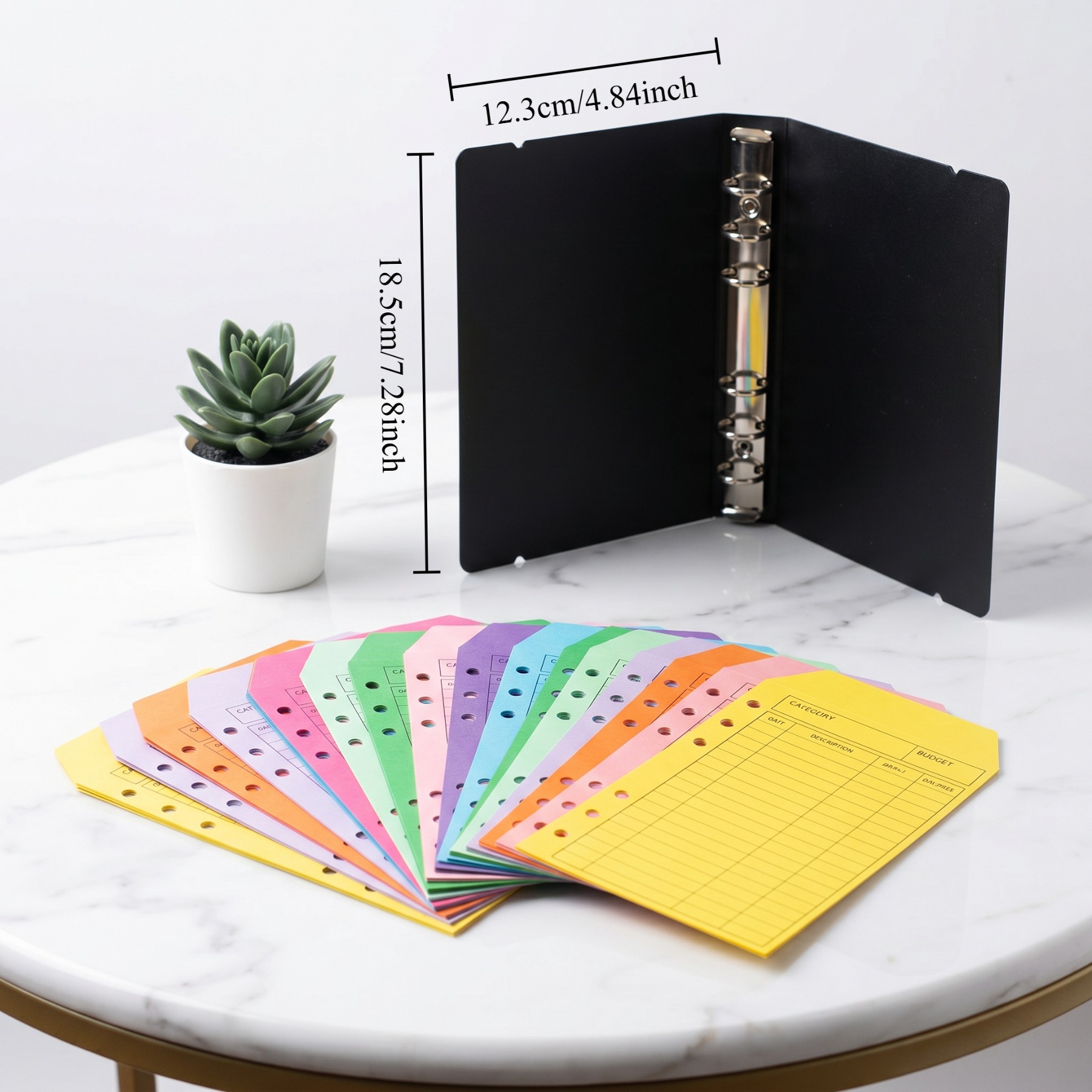 TEMU 13pcs (12pcs Envelope And 1pc Shell) A6 Binder Cash Budget Envelope Set Multifunctional Savings Hand Diary Home & Student Financial Accounting