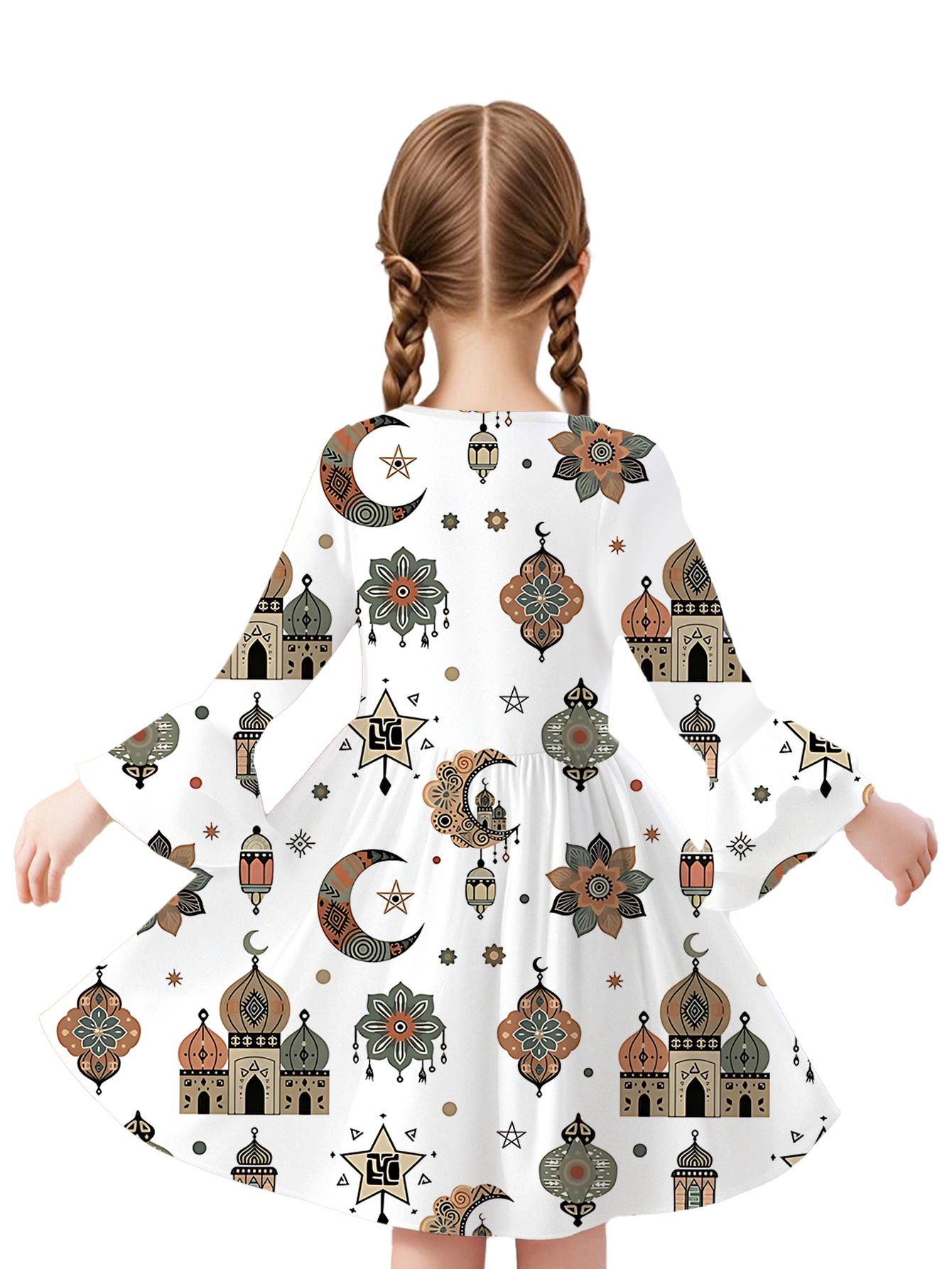 pattern festival dress Festival Favorite Dress, Red – Stitchy Fish main image 1