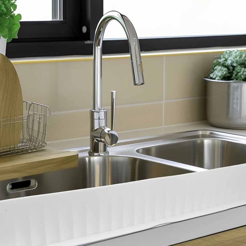 1pc silicone water blocking board for kitchen sink countertop splash proof partition for raised sinks autumn winter storage christmas halloween gifts Product details 3