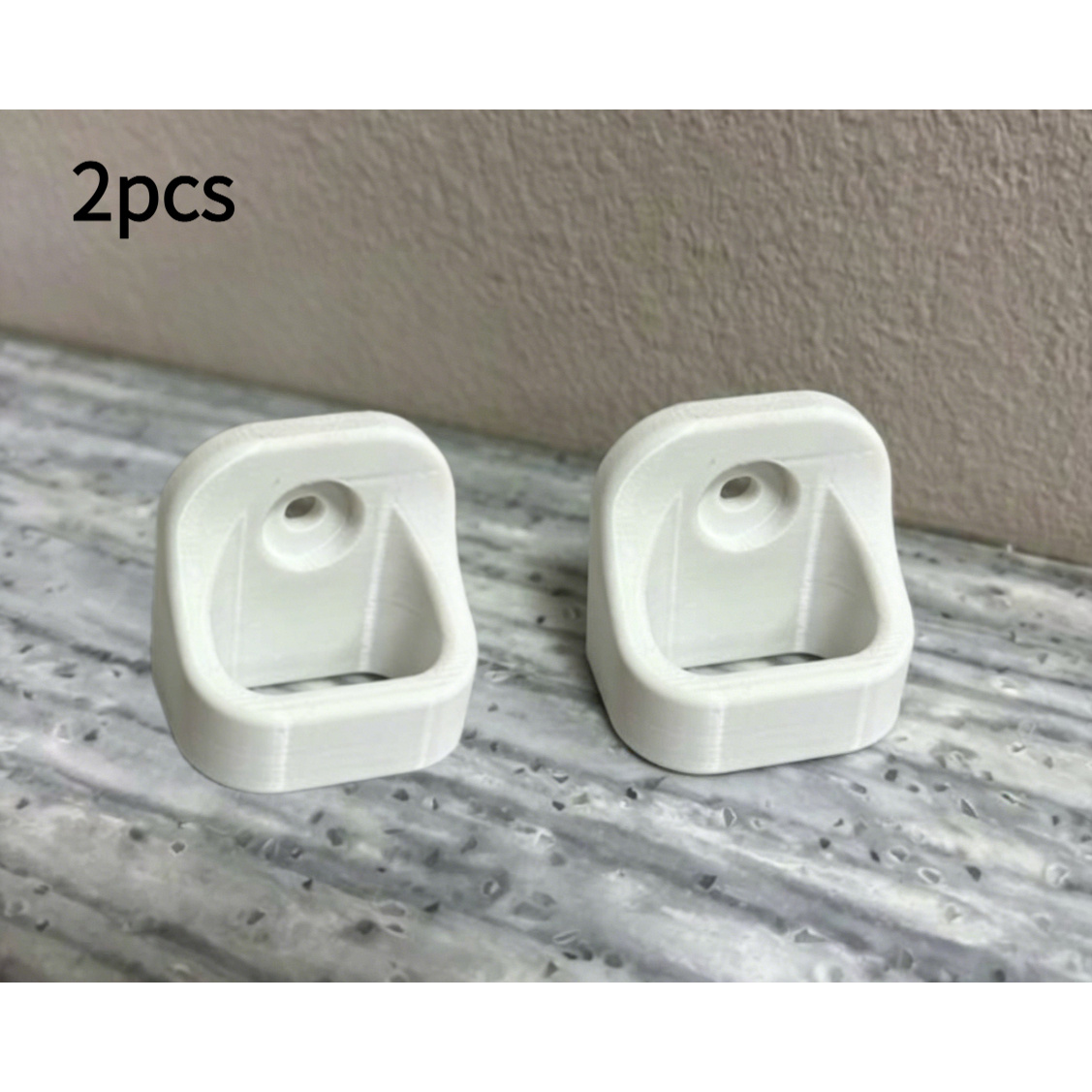TEMU 2pcs Adhesive/screw-free Wall-mounted Shoe Horn Hooks Suitable For Entryway, Bathroom, Dorm - Plastic Shoe Holder For Shoe Cabinet, Behind Door,