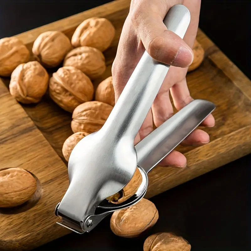 不锈钢坚果夹,栗子开启器,易于使用,高效开启工具,便捷的栗子和核桃剥皮器,厨房小工具,家庭厨师与主厨必备厨具 商品详情 3
