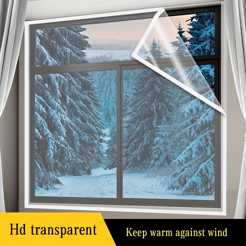 Sgxxkj123 Film Isolant Thermique Pour Fenêtre, Transparent Et Rétractable, Film De Survitrage