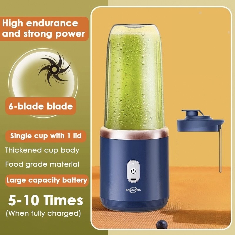TEMU 400ml Portable Juicer Wireless Usb Multifunctional Portable Electric Juicer Fruit Juicer Blender