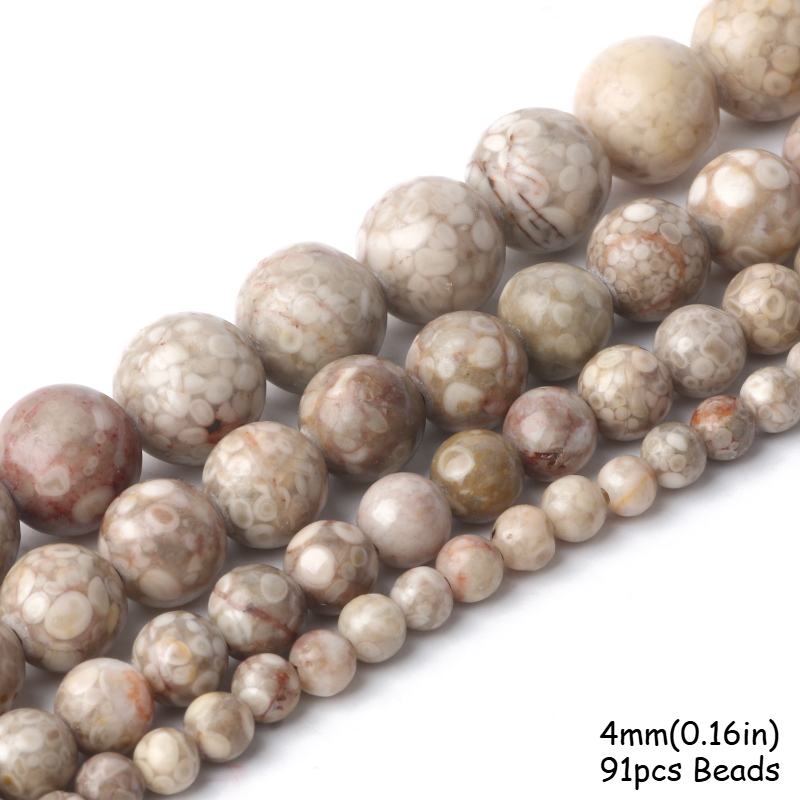 TEMU Exquisite Maifan Jasper Natural Stone Beads And Assorted Beads With Unique Round Smooth Patterns, For Charm Jewelry Such As Bracelets And