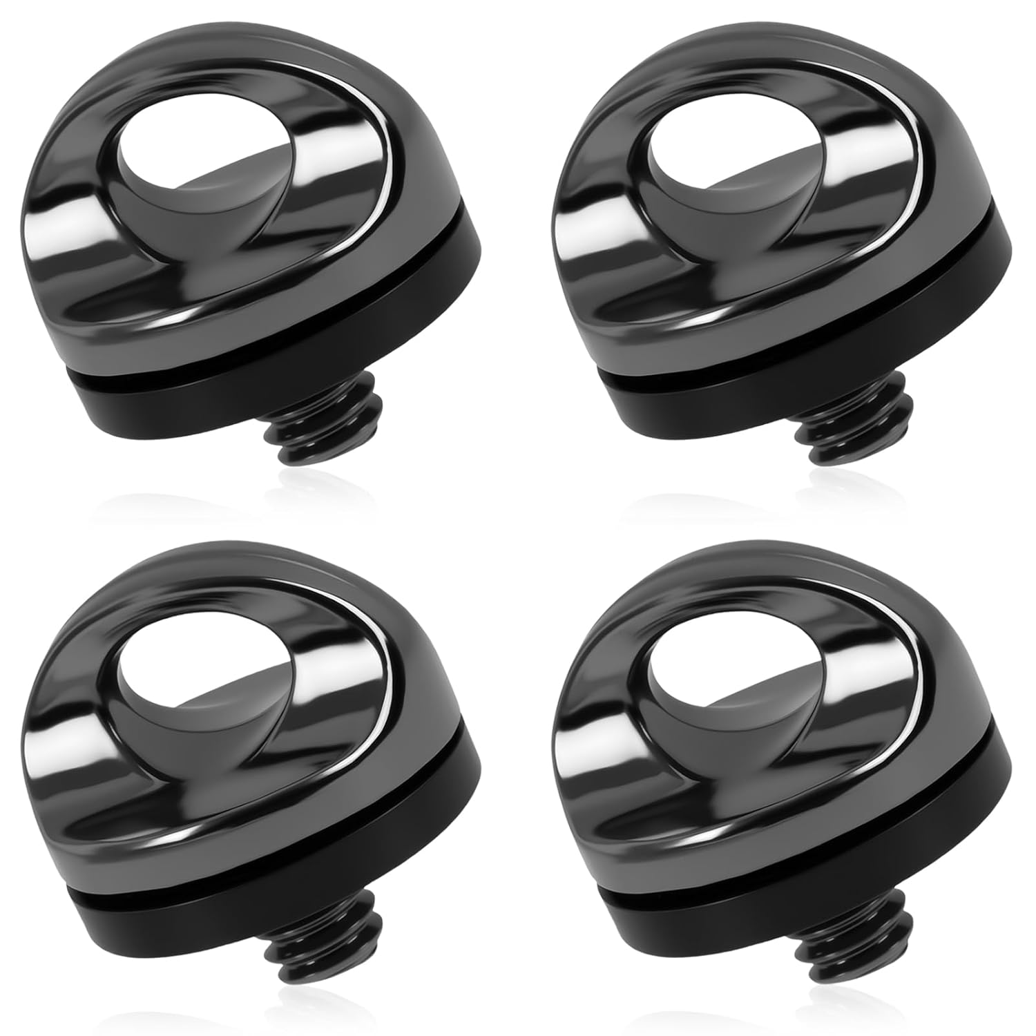 TEMU 4pcs Neck Strap Screw Holder Camera Quick Release Screws 1/4 Inch Thread, Screw Hinged Holder For Neck Mount With Strap, Rig Attachment Strap,