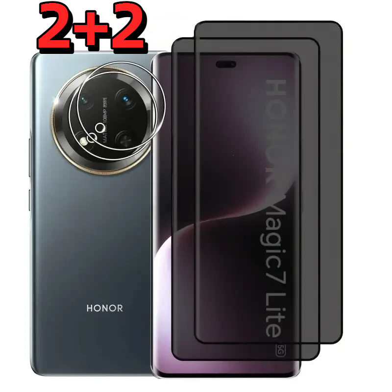 TEMU 2 2 4pcs Privacy Set, Suitable For Magic7lite Full Coverage Privacy Protection, 2 Anti-spy Films   2 Lens Films, Magic7lite Anti-spy Film,