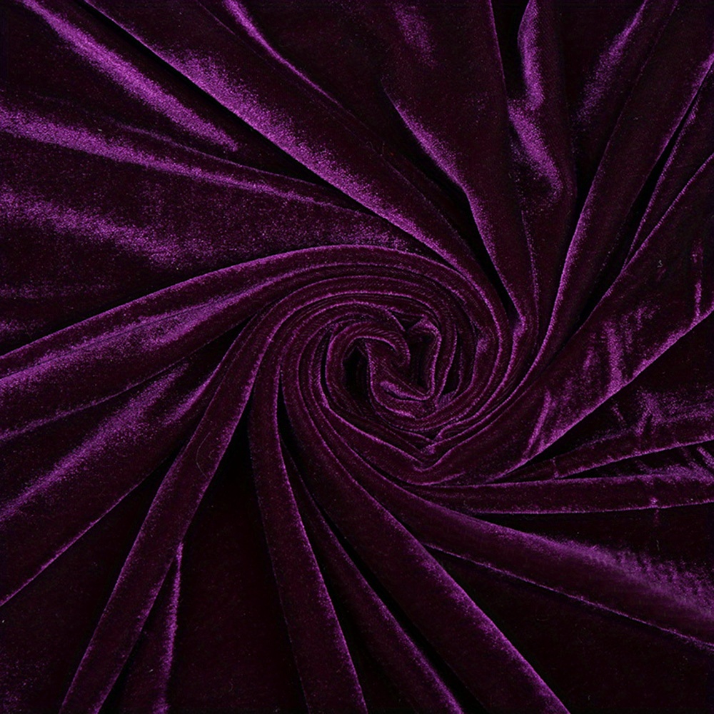 Image of 1pc Medium Thick Fabric (half Meter) Sewing Material Wedding Stage Meeting Decoration Cloth