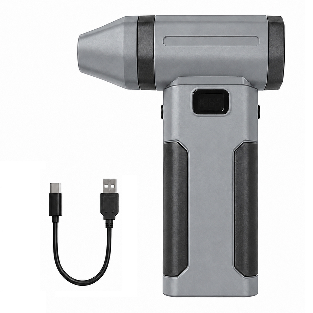 TEMU Souffleur à Air Comprimé, Refroidissement Personnel 120000 tr/min, Souffleur à Air Électrique Fil Ultra-Puissant avec Batterie Rechargeable