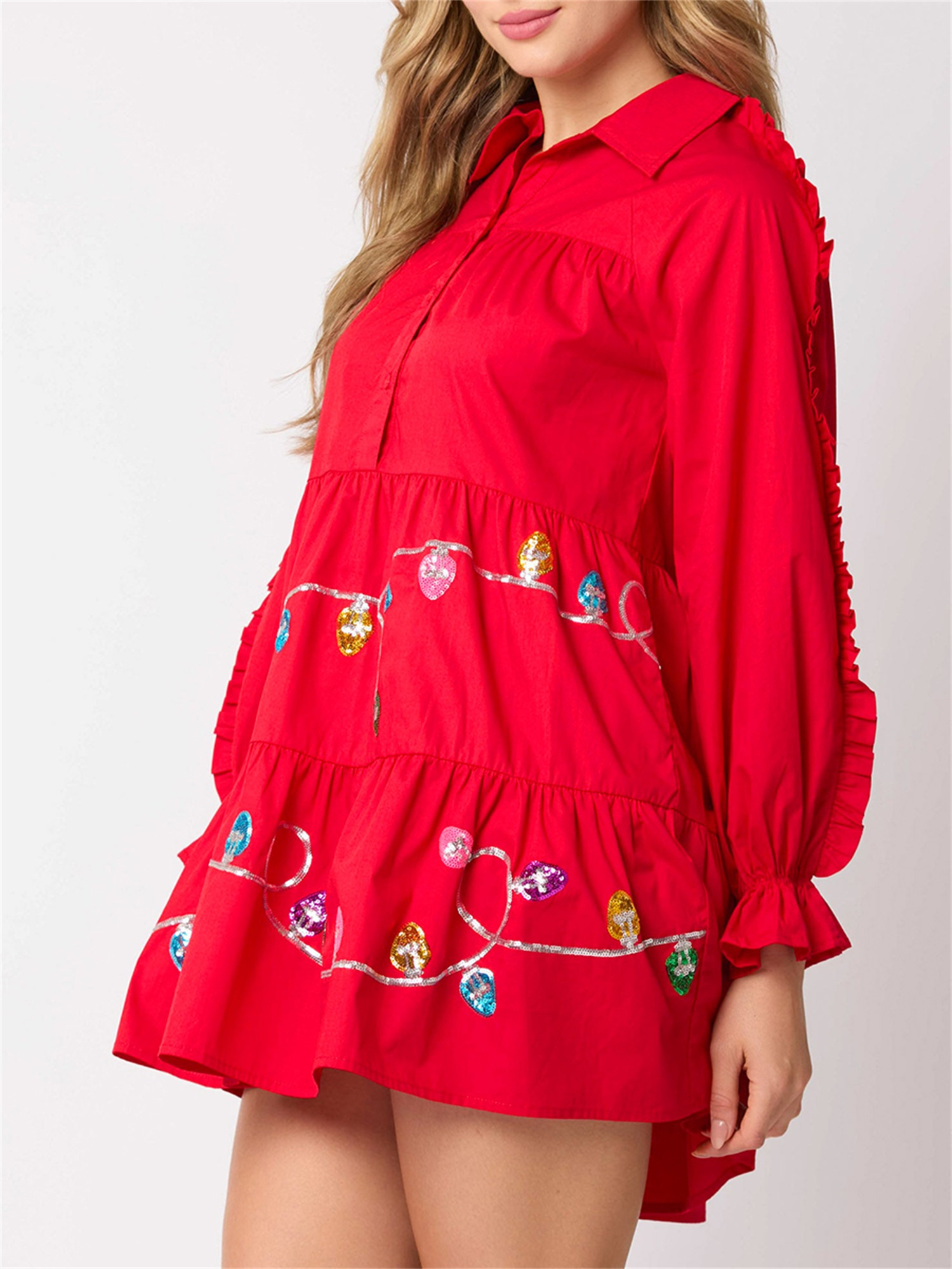 open lace back dress Amazon.com: HILEELANG Girl Christmas Dress Winter Long Sleeve Red Outfits  Clothes Cotton Causal Shirt Party Dresses 8 Years: Clothing, Shoes & Jewelry