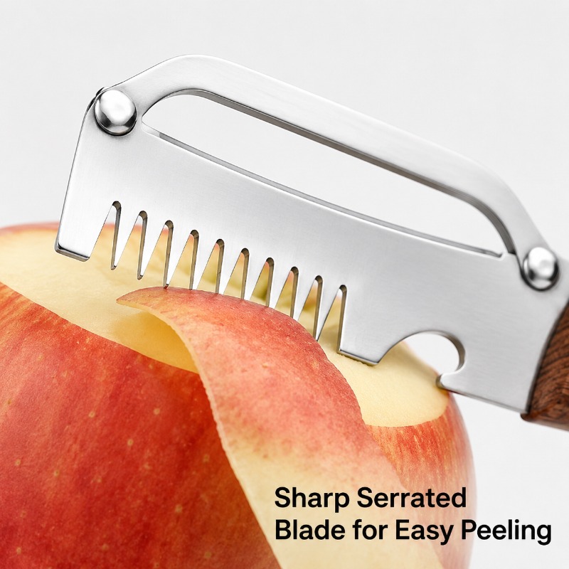TEMU Heavy-duty Stainless Steel Peeler And Slicer, Straight Blade . Suitable For Sugarcane, Fruits And Vegetables Peeler/vegetable Peeler.