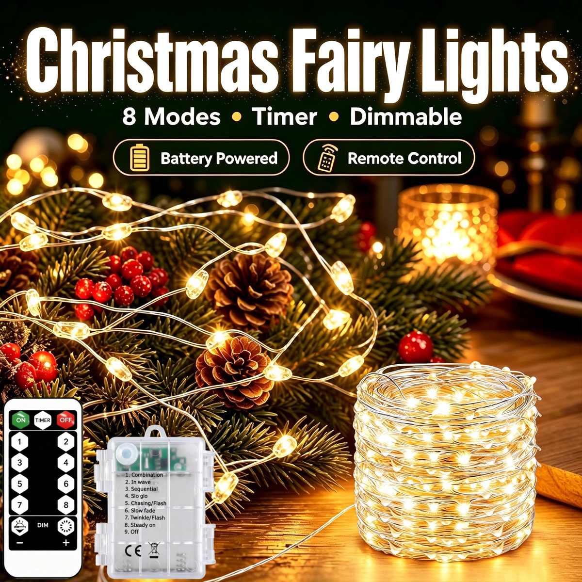 weihnachtskerzen elektrisch LED-Kerzen & LED-Weihnachtskerzen led weihnachtsbaumkerzen kabellos