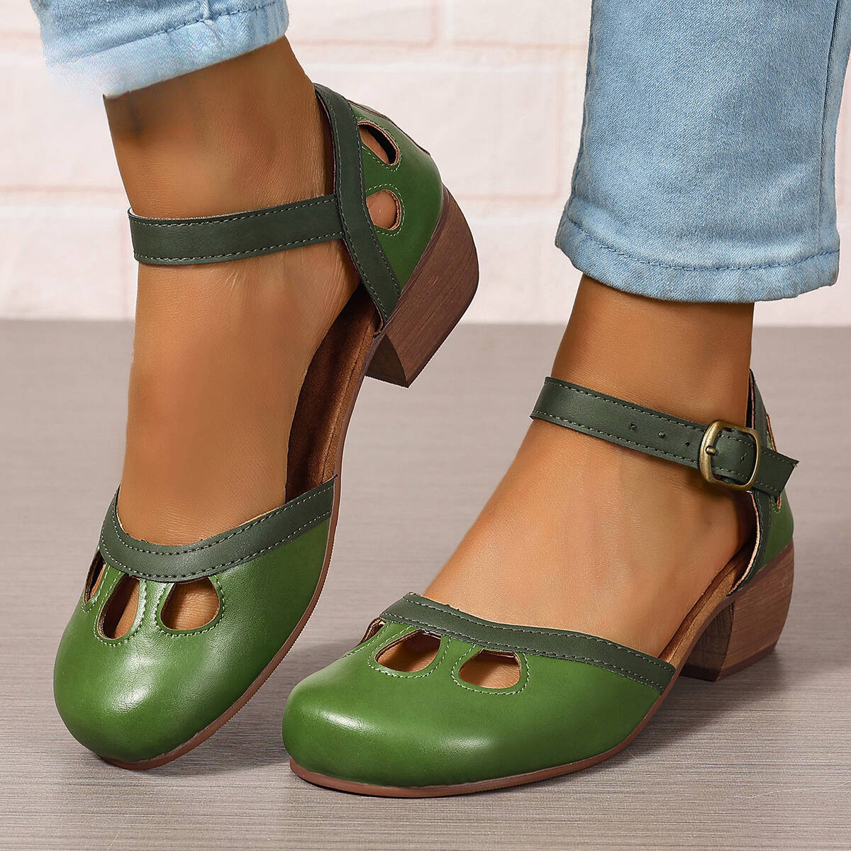 Image of Women' Casual Commuting, Walking, Shopping, Dating High-heeled Sandals, Women Shoes