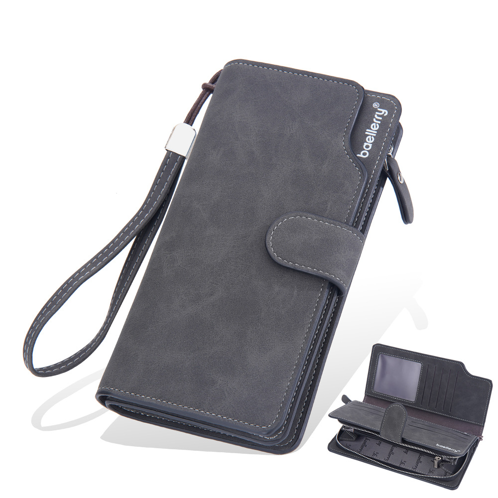 TEMU 【新商品】メンズ財布 ファッション ＆アメリカンスタイル マット フェイクレザー マルチカード 留め ビンテージ バッグ