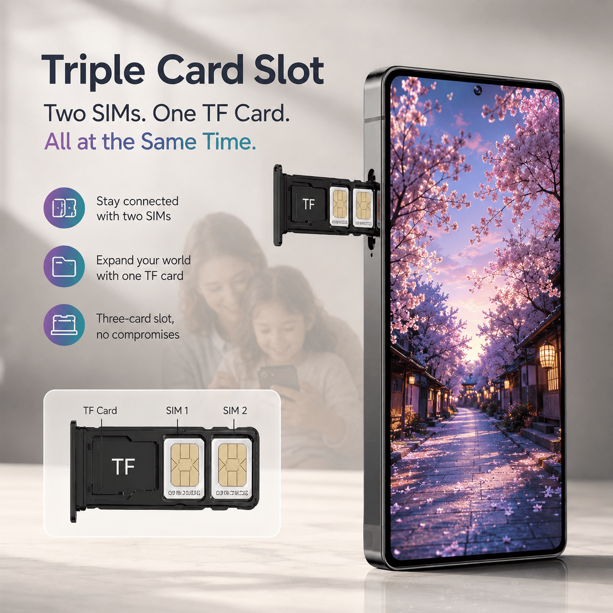 easy mastery unlocked   phone with 4gb 64gb large memory has simple interface 6 8 inch large screen   and fingerprint unlock for elders Product details 3