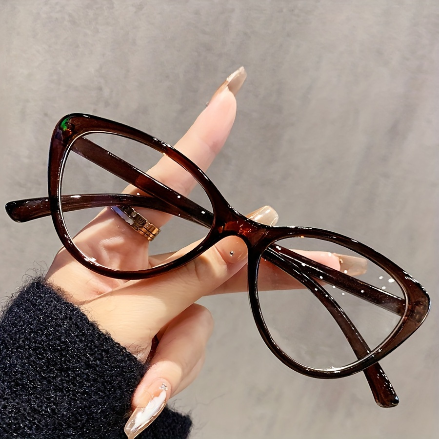 *-Eye Glasses Unisex Designer Accessory, Y2K Style with and AC Lenses  for Casual Attire