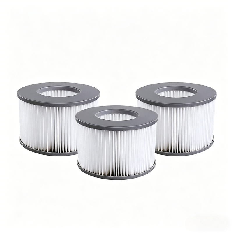 3 Pack Universal Pool Filter Cartridge Replacement, Reusable Washable Spa , Efficient Dirt Removal Water Filter For Inflatable Swimming Pools, Hot Tubs, Portable Outdoor Indoor Spas