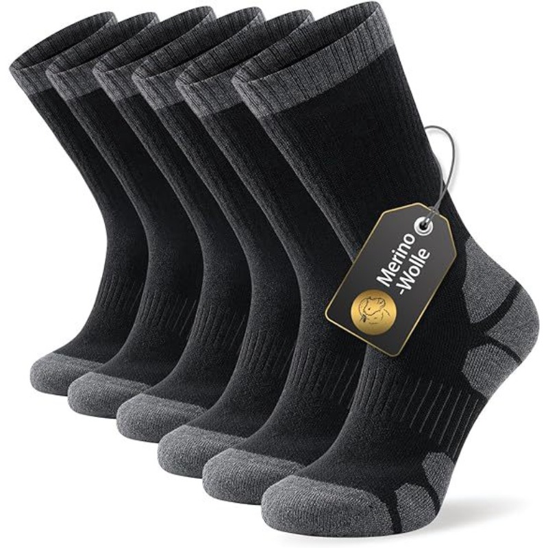 3 pairs merino wool socks warm soft thermal socks for men great for hiking and winter