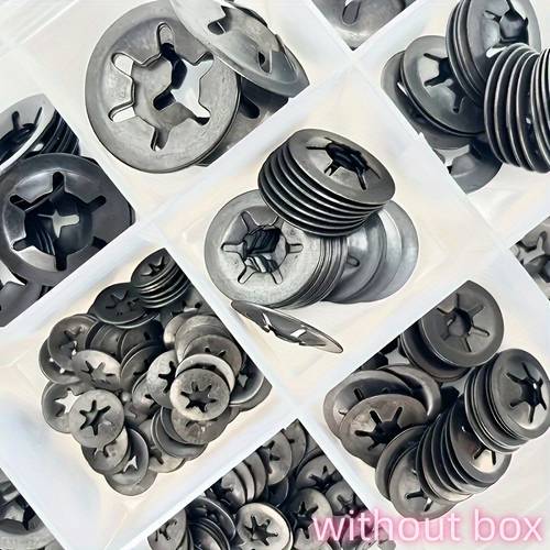 combination kit 70pcs m12 combination kit push in lock washers cotter pin clips bearing clamps fastener