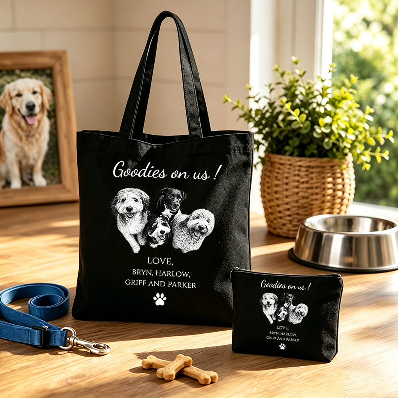 Customizable Dog Gear Bags for Pet Supply Storage