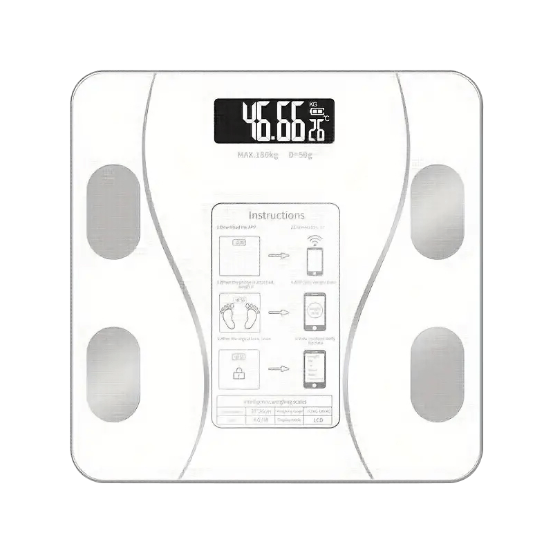 smart body composition scale with led display   multi   auto calibration 12 essential measurements perfect family gift