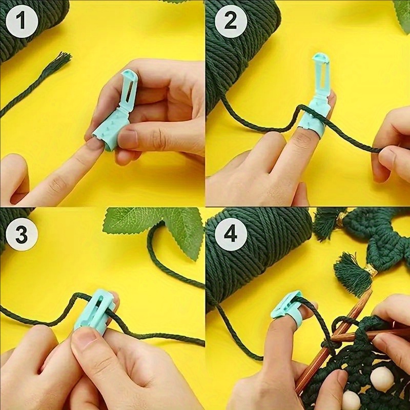 

2- , Plastic Knitting Tool, Separated Yarns For Crochet And Knitting, No Battery ,