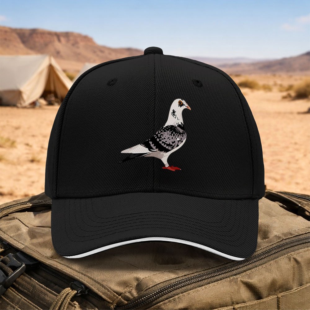 TEMU 1pc Pigeon Pattern Fashion Baseball Cap Unisex Adjustable Suitable For Running, Sports, Daily , Outdoor Activities, Parties, An Ideal Gift