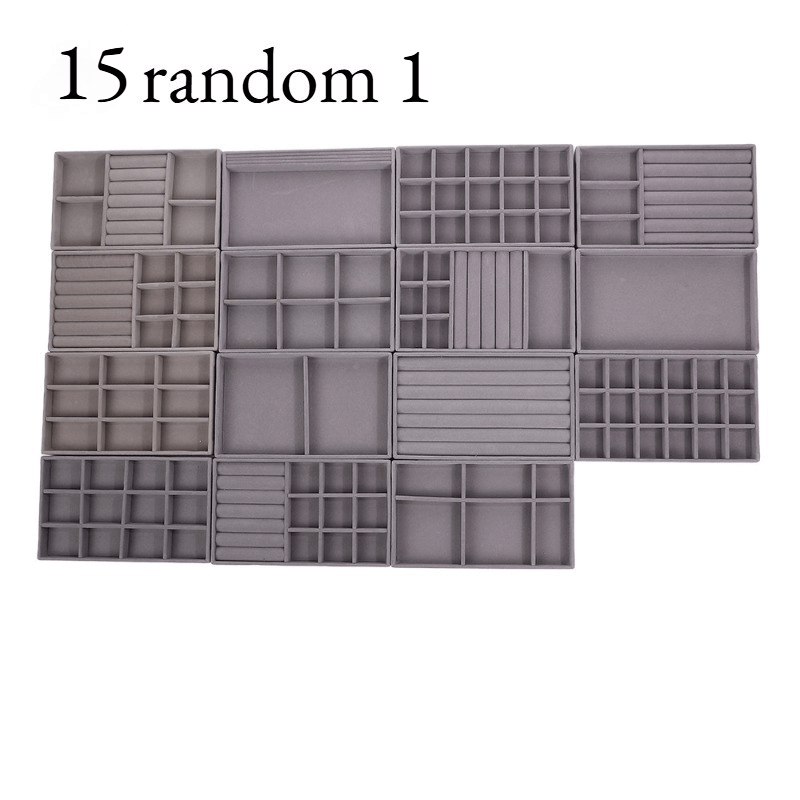 TEMU 15 Styles, 1 Random Piece . Single-layer, Accessories Only. Jewelry Storage Box Drawer - Designed For Earrings, Rings, And Necklaces. Jewelry