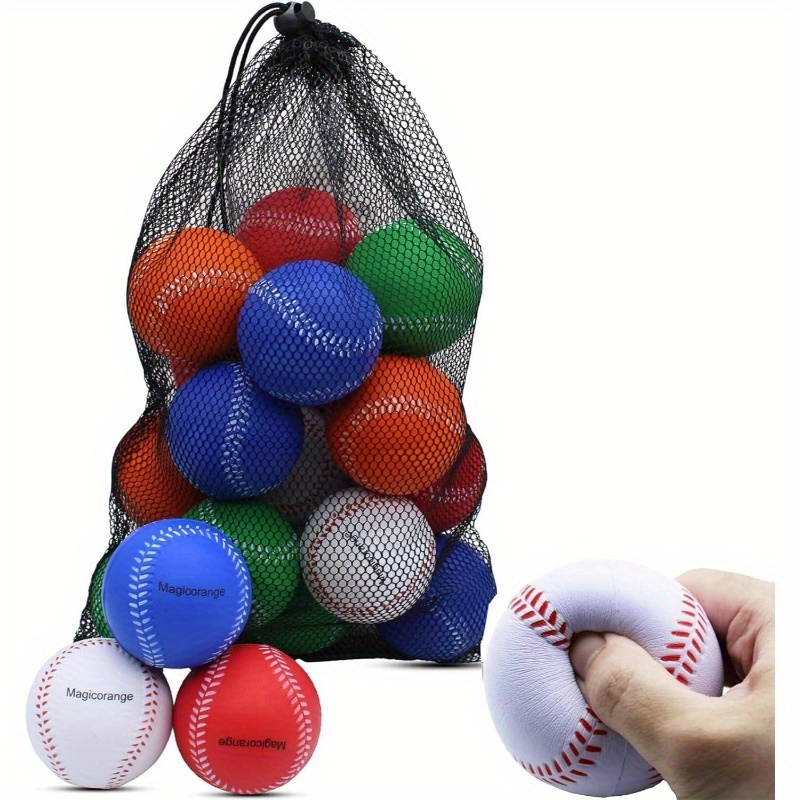 Mini Practice Baseballs 1. 65 Inch Small Baseball Training