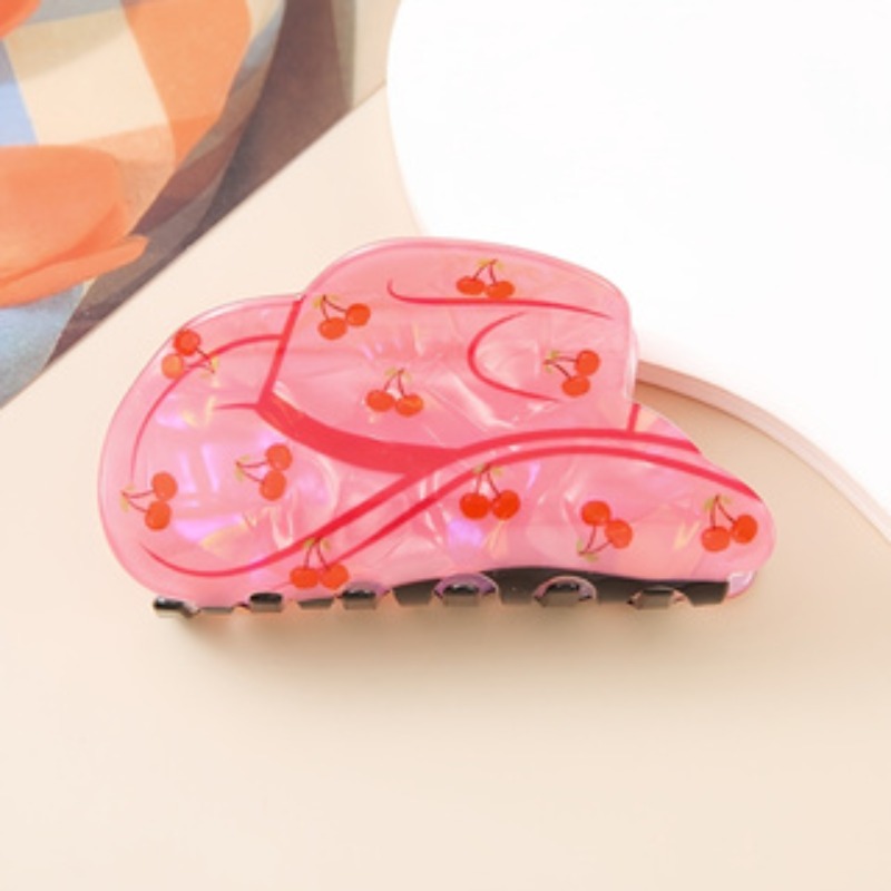 TEMU 1pc Cowboy Hat Clip, Favoring Western And Vintage Outfits, With A Denim Jacket. Suitable For Day, Summer Carnival Season, Valentine's Day, And