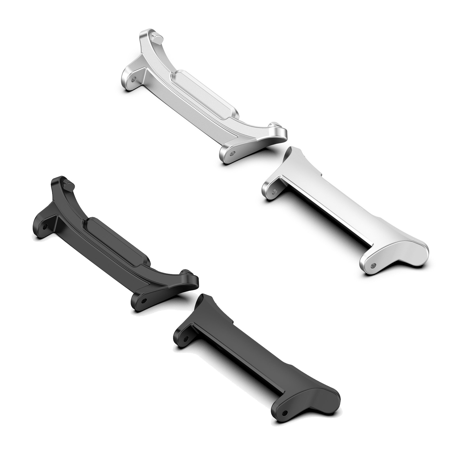 TEMU 4 Piezas Adaptador de Reloj para for Samsung for Galaxy Watch 8 y 8 Classic, Correa de Acero Inoxidable, Conector para for Galaxy Watch