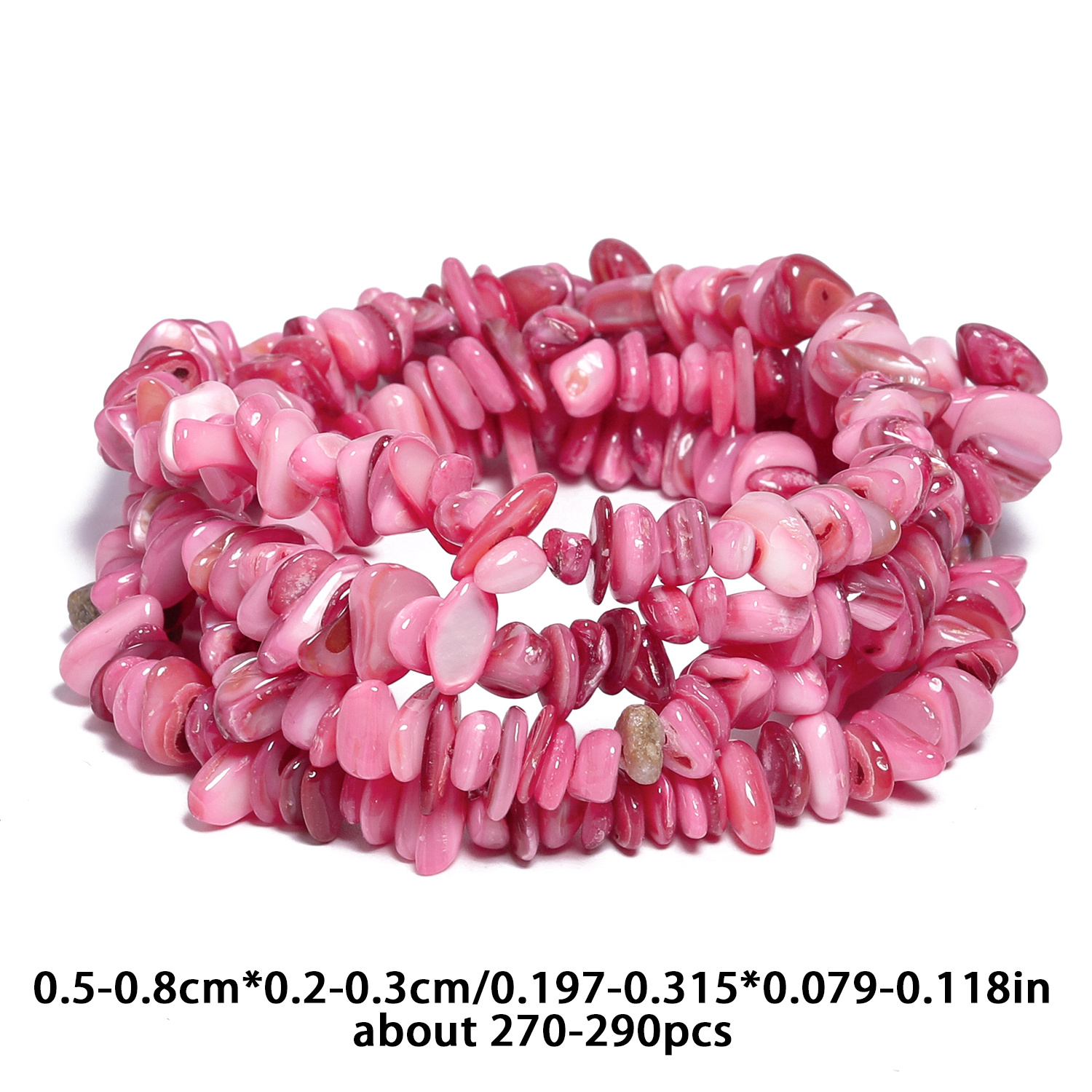 Naturally Shaped Crushed Stone Beads for Jewelry Making