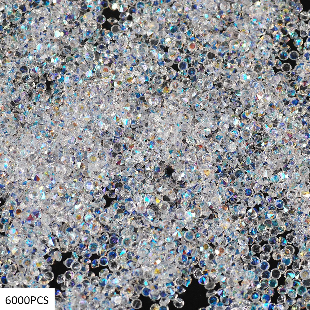 Image of 1000/3000/6000pcs Elegant Mini Rhinestones- Versatile, And Nail Art, Decorative Stones, Fine , Durable Embellishments, Craft Rhinestones