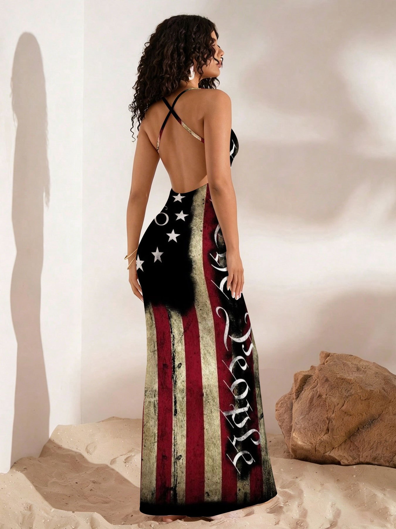 american flag dress sold on Temu Nordstroms Product Due to the printing Size:S | 2 - 4 YRS HART MINI DRESS Black Mini dress