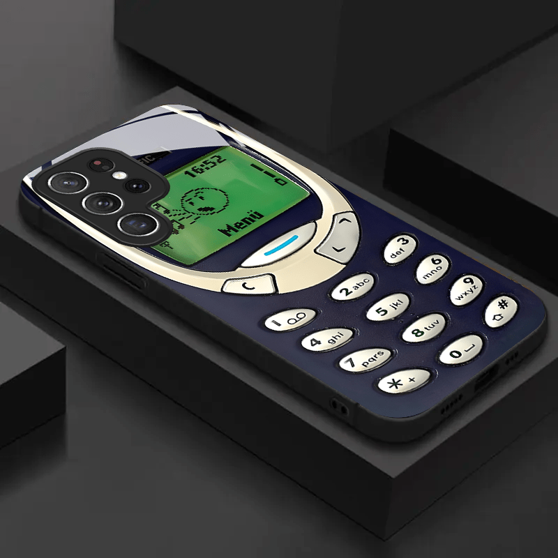 TEMU Phone Case: Vintage Tempered Glass Phone Case For Galaxy S25/s25 Plus/s25 Ultra/s24/s24 Fe/s24 Plus/s24 Ultra/s23/s23 Fe/s23 /s23