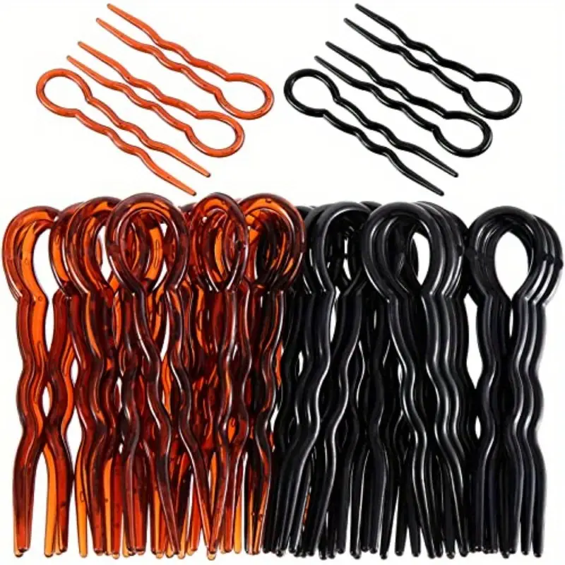 48pcs   u shaped hair pins heavy duty non   secure hold for wedding everyday formal events   hairpins for women ponytails buns braids salon home   accessories bunmaking tools sleek hairpins durable hairpins hairstyle accessories professional stylists ponytail holders   hairpins bridal   Product details 0