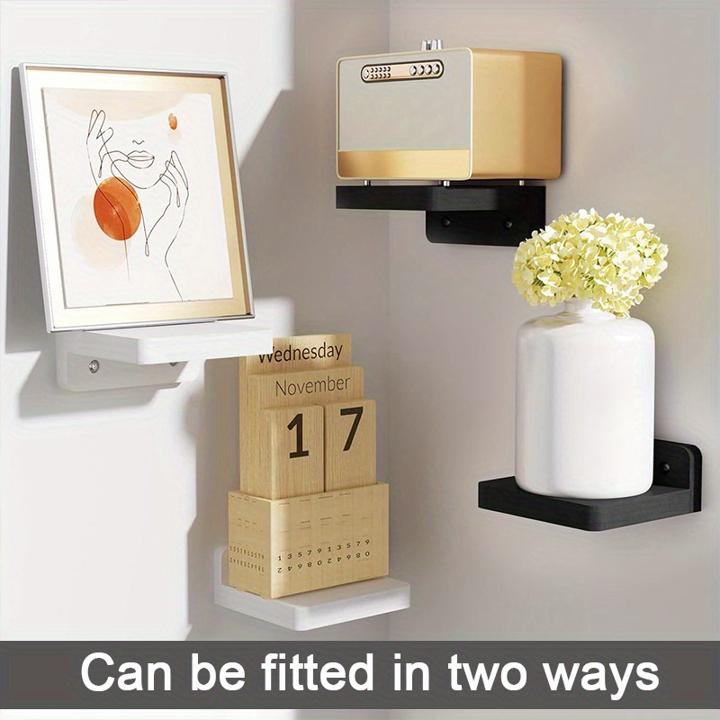 2 Trapez Wandregale Aus Holz - Moderne Deko Für Jede Wand