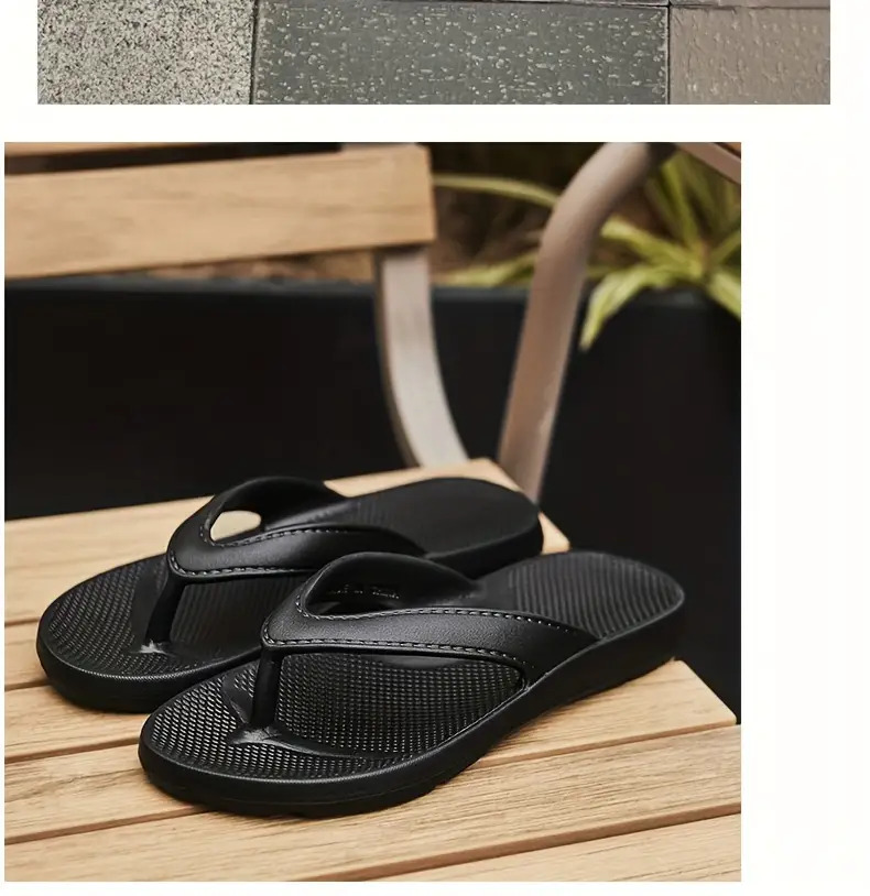   womens elegant arched support flip flops with eva soft cushion non slip arch support shoes machine washable durable   for   black white casual semi formal wear comfortable indoor outdoor shoes Product details 6