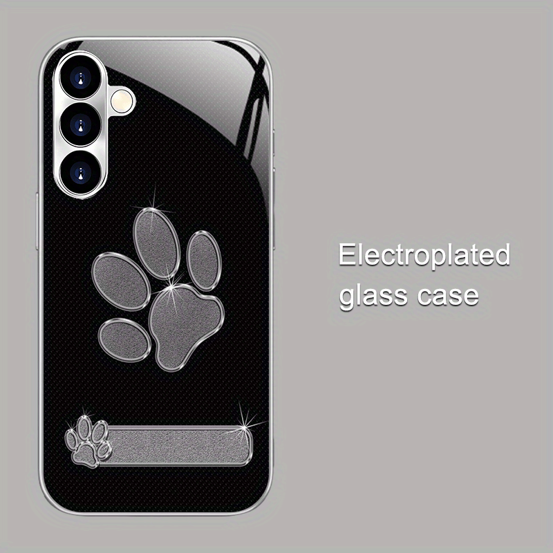 TEMU Custodia per Telefono: Custodia Premium in Metallo con Texture a , Placcata per for Samsung Galaxy S25/S24/S24FE/S24 Plus/S24