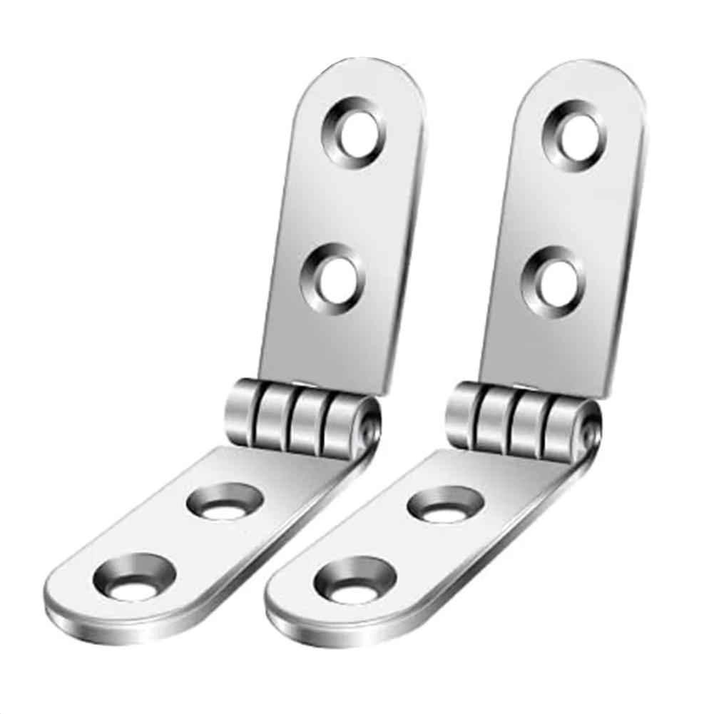 TEMU 2pcs Charnière Pliante à Vis, pour Porte de Meuble de Machine à Coudre, Accessoires de Quincaillerie pour Meubles