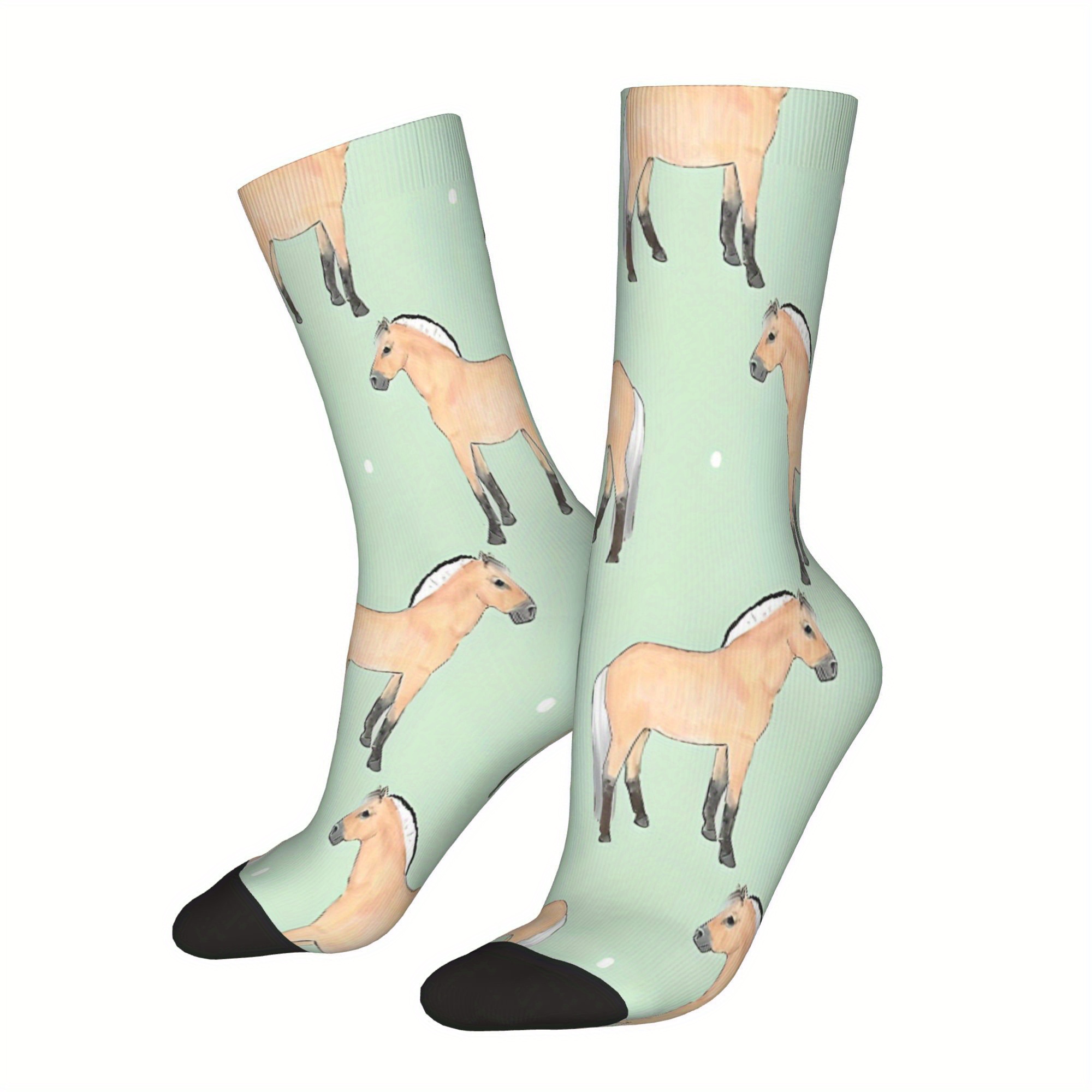 TEMU Fjord Pony Sock Printed Man Comfortable Breathable Perfect Gift Idea Cute Socks