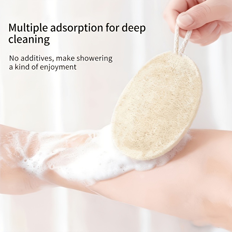 4-Pack Reusable Loofahs with Lanyards for Multi-Purpose Cleaning