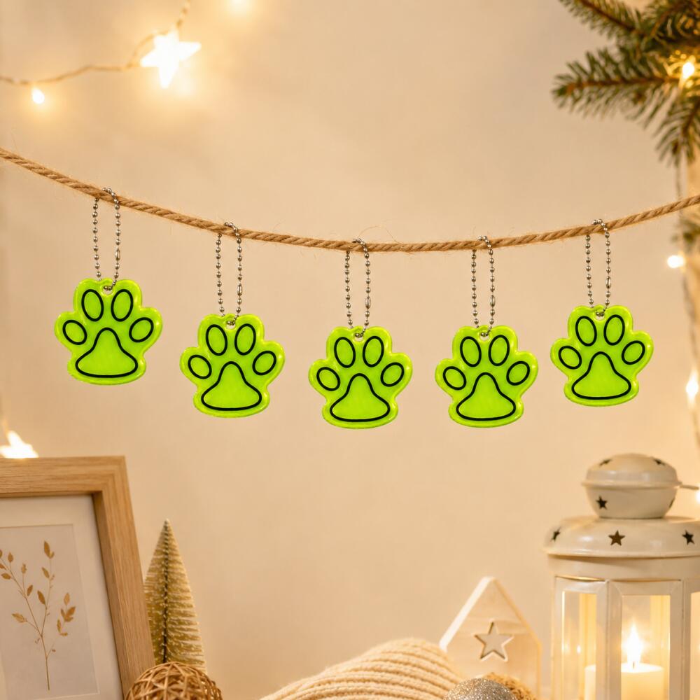 TEMU Bright Fluorescent Print Shaped Pendant, Cute And Fun Pet-themed Creative Decoration For Holiday Parties And Home Wall Decor, Used As A Keychain