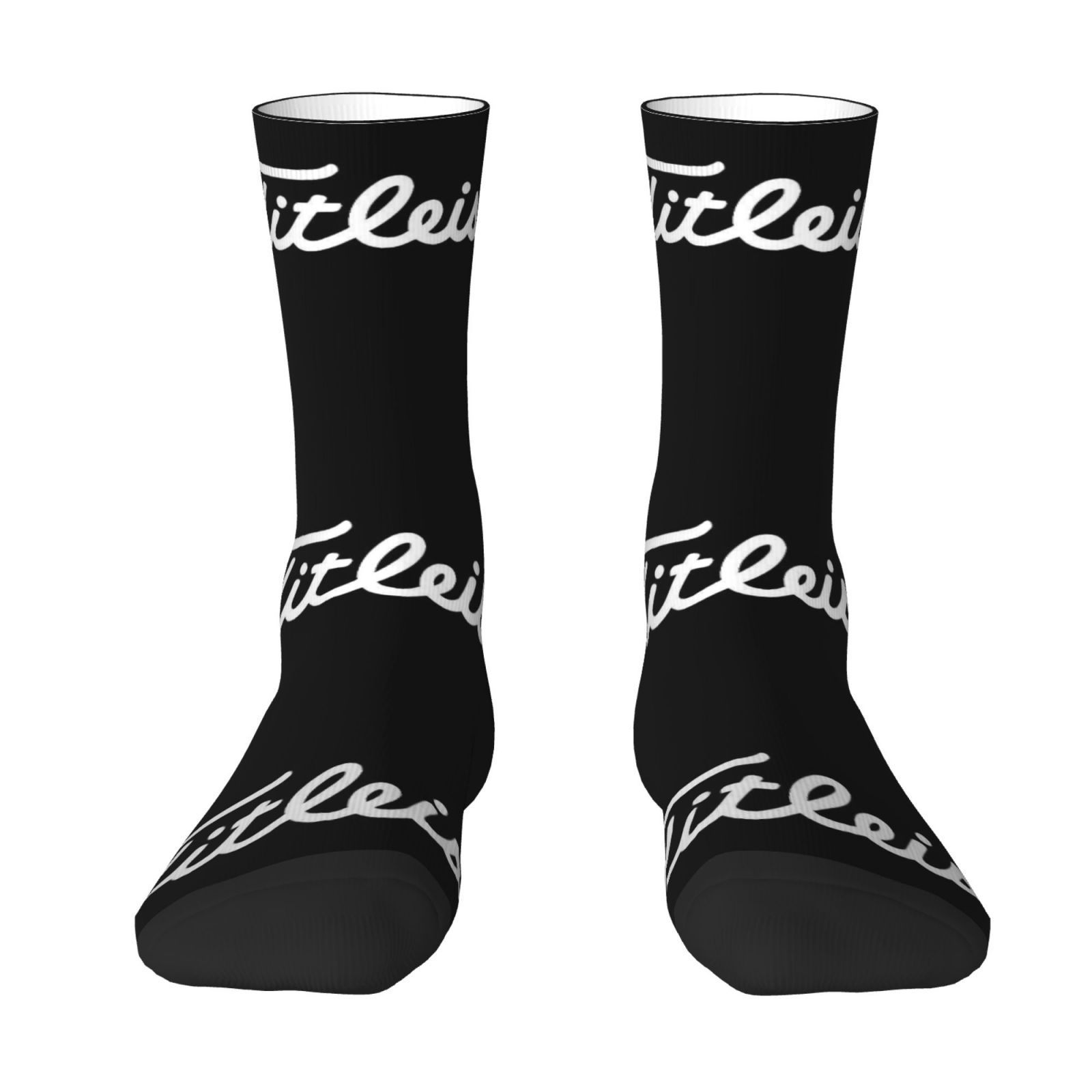 TEMU 1 Pair Golf Enthusiast Gift Socks, 3d Print Men's Novelty Polyester Mid-calf Socks