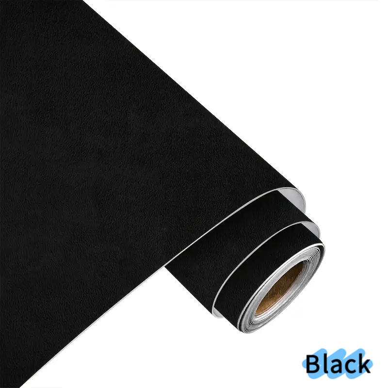 Image of Self-adhesive Suede Repair Subsidy-black Car Interior Modification And Renovation/ Diy Furniture Decoration Special - , Dirt Resistant, Easy To Clean, Multi-scene Enhances Space And High-level Feel