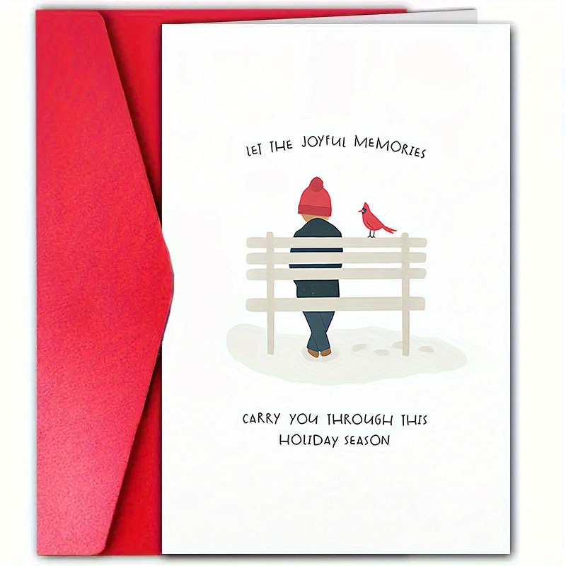 

1pc Christmas Greeting , , Universal , Condolence For , , Colleagues, -